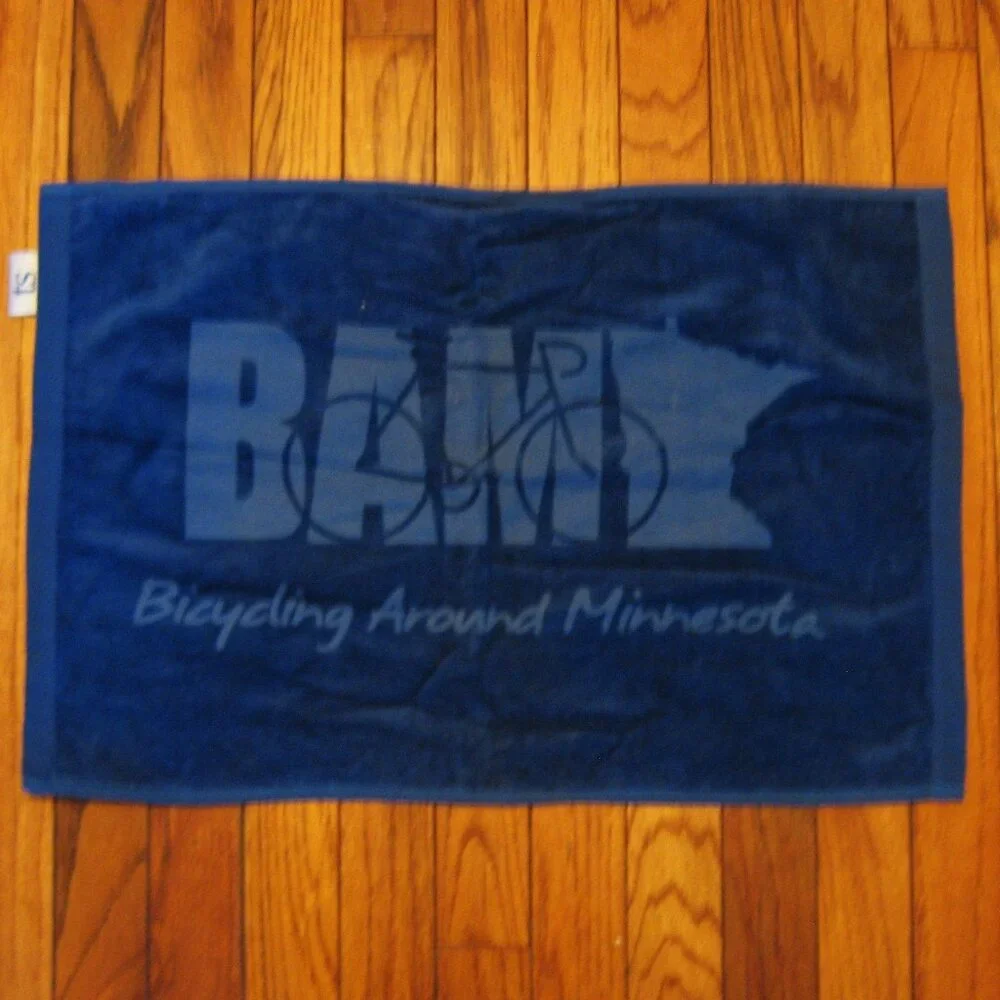 BICYCLING AROUND MINNESOTA TOWEL